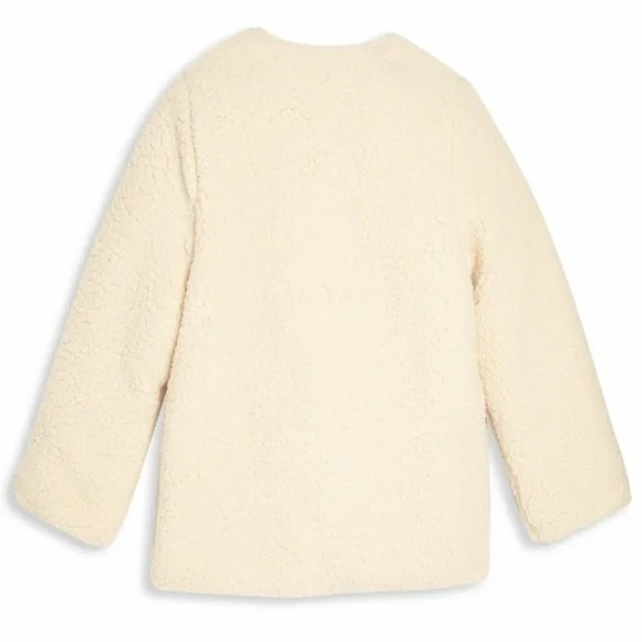 CARREMENT BEAU Girl’s Faux Fur Coat